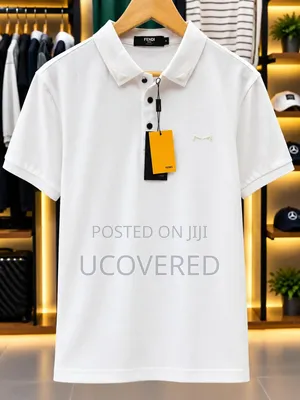 Branded Short-Sleeved Cotton Men's Polo Shirt