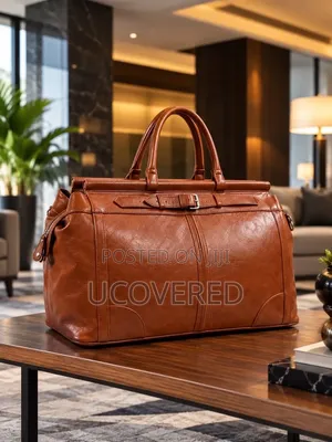 Structured Faux-Leather Weekender Duffel and Travel Bags