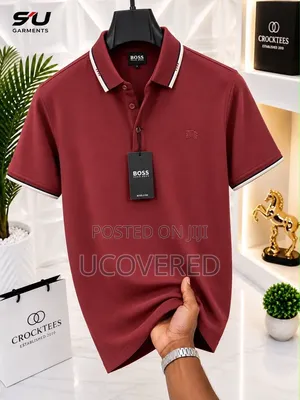 Branded Men's Short-Sleeve Cotton Piqué Polo Shirts