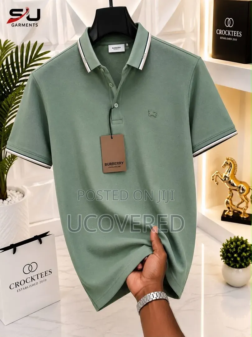 Branded Men's Short-Sleeve Cotton Piqué Polo Shirts