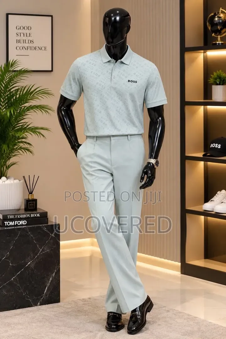 Branded Men's Short-Sleeve Cotton Piqué Polo Shirts