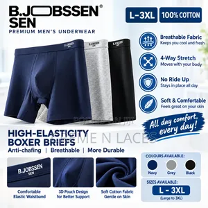 Men's Extended Leg Boxer Shorts (4pcs)