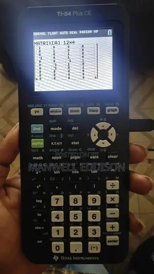 Texas Instrument Calculator (TI 84 Plus CE)