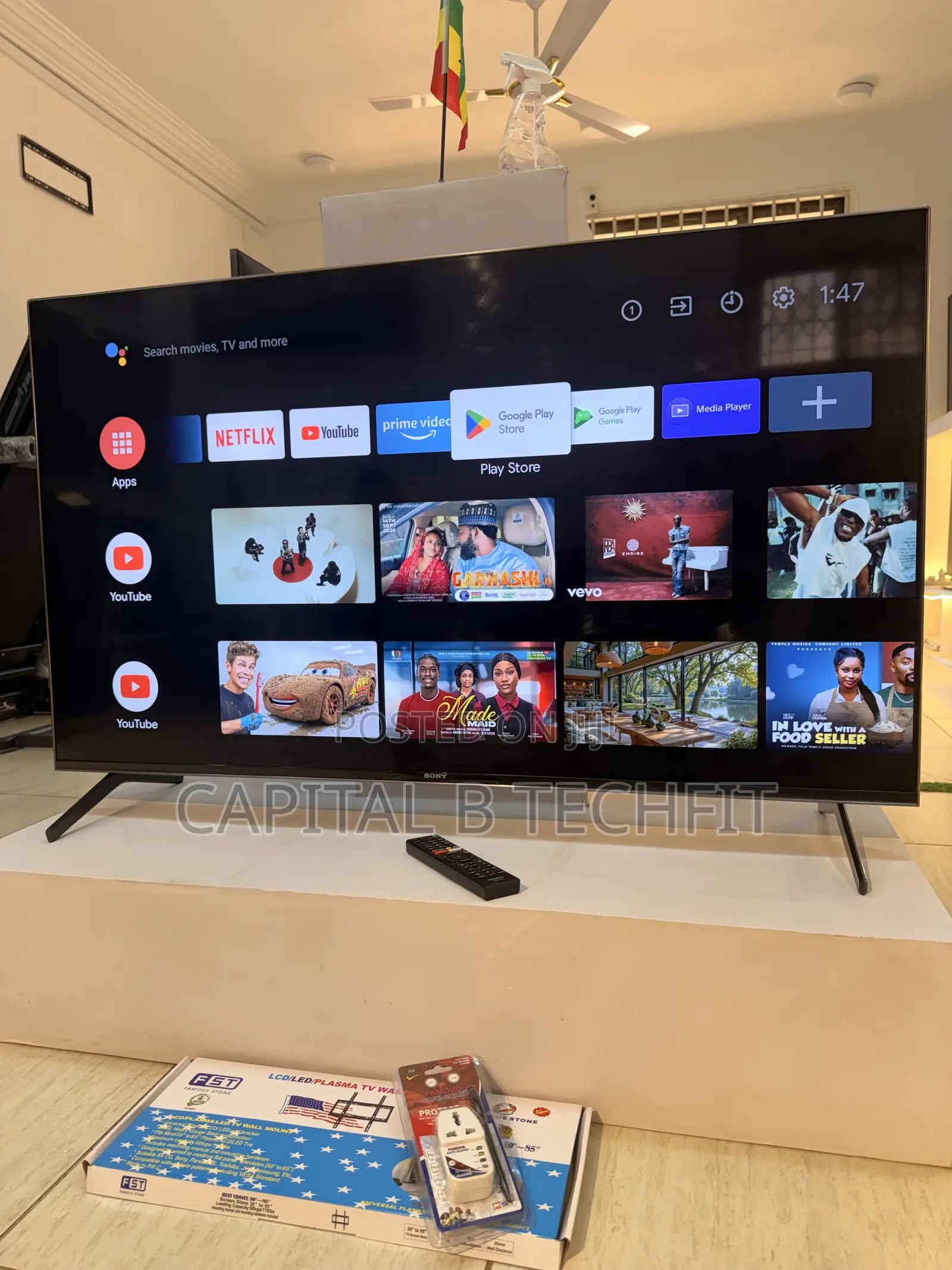 55inches SONY ANDROID Smart Machine .