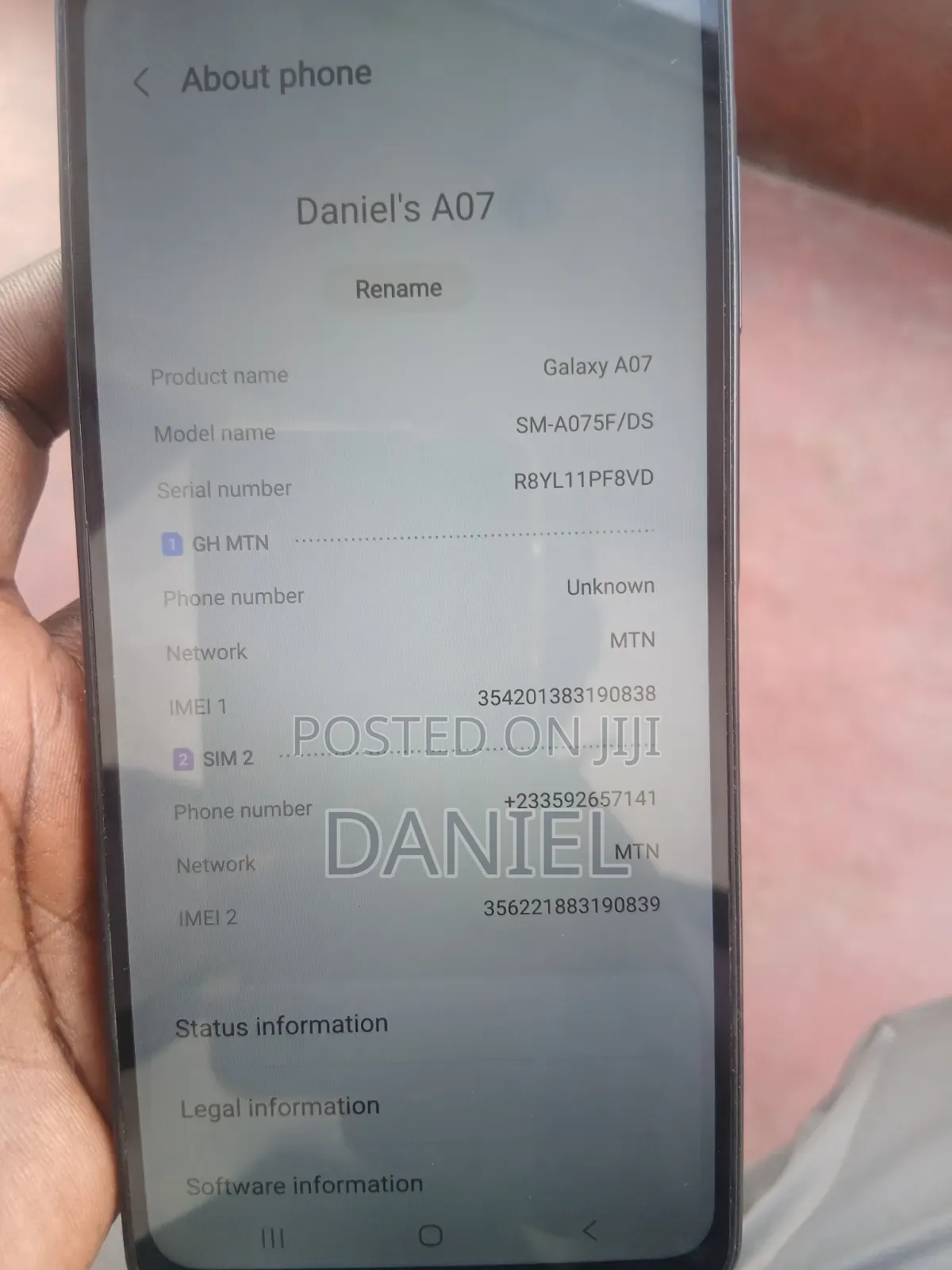 Samsung Galaxy A07 4G 64 GB Black