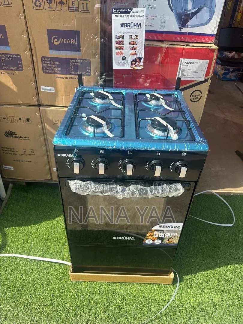 Bruhm Quality 4 Burner Gas Cooker 50*50