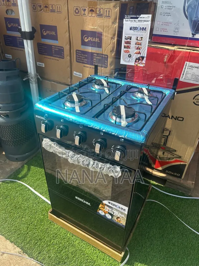 Bruhm Quality 4 Burner Gas Cooker 50*50