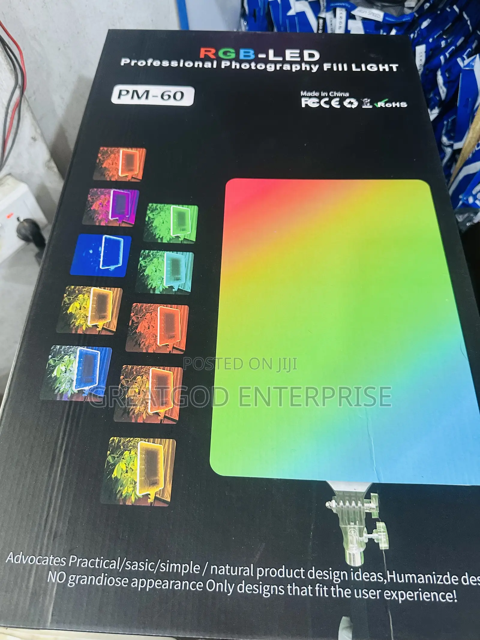 PM-60 RGB LED Professional Photography Fill Light