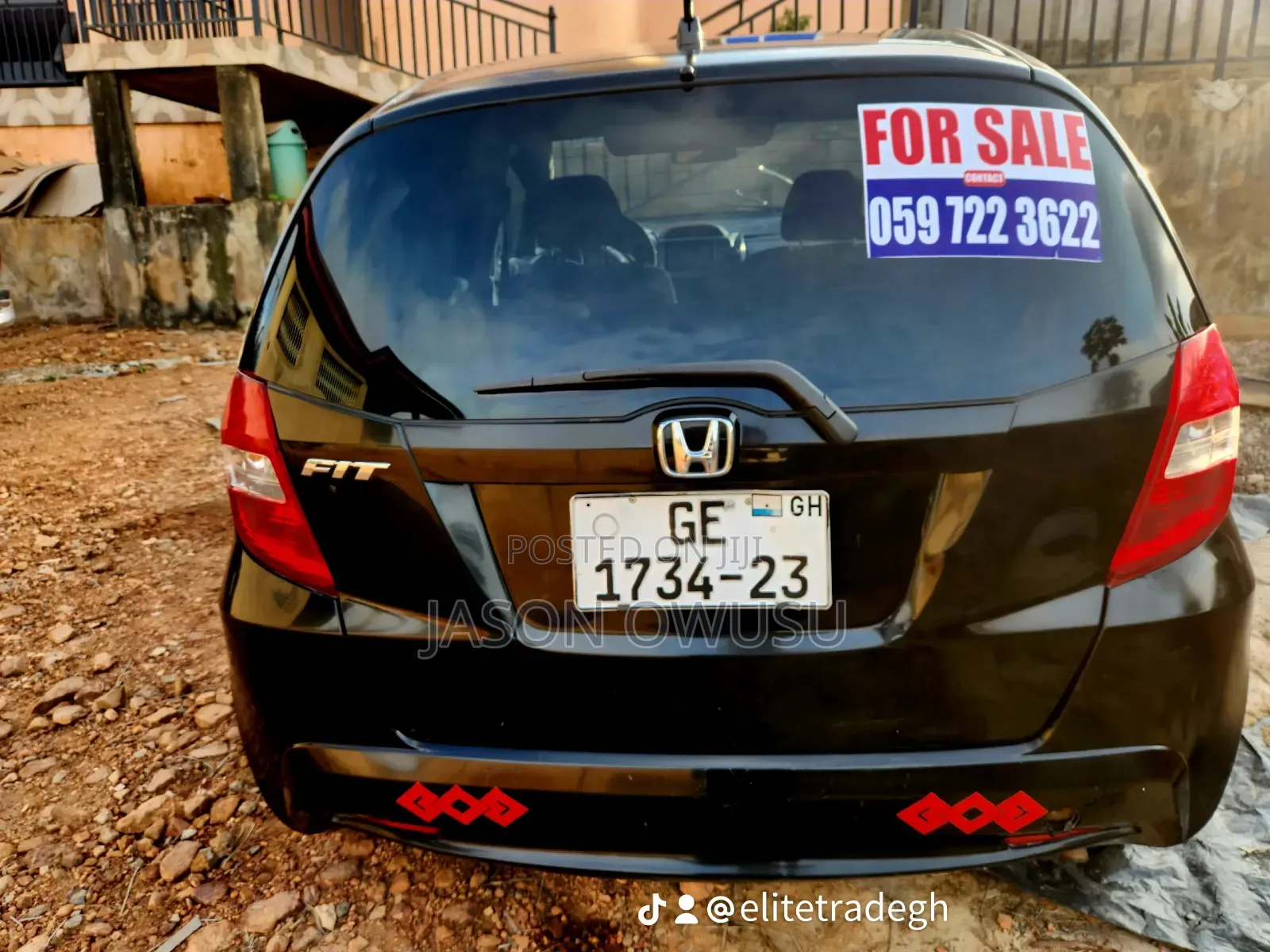 Honda Fit 2011 Black