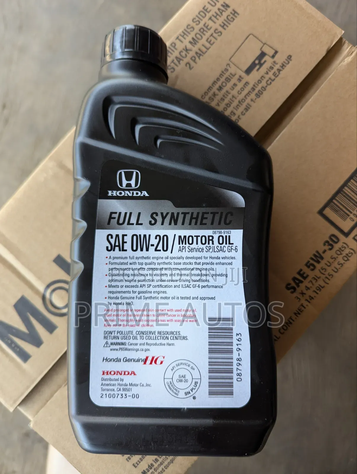 Honda Sae Ow-20 Motor Oil 1l