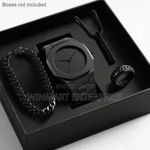 Men Watch Set ( Gift Jewelry)