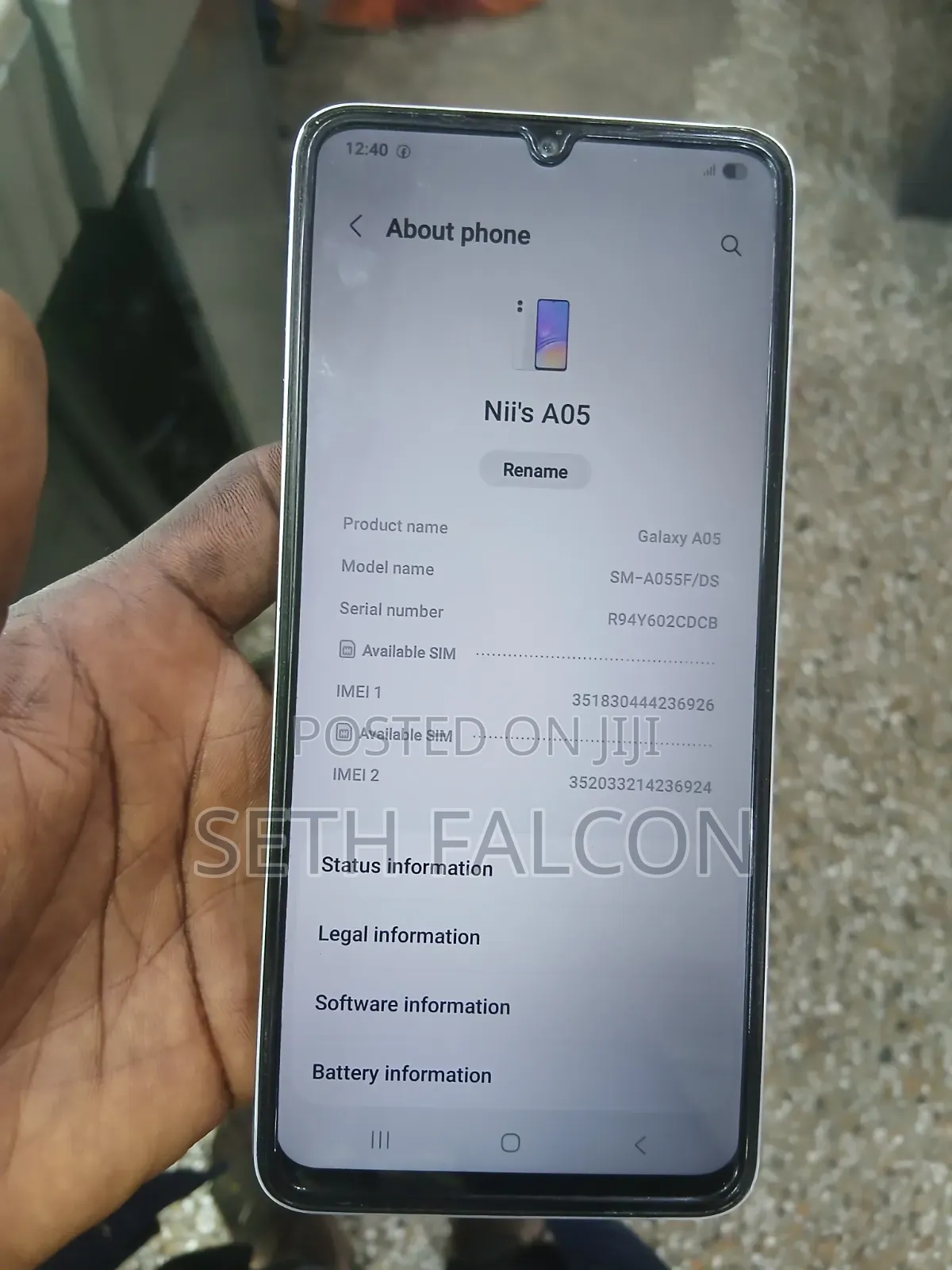 Samsung Galaxy A05 64 GB White
