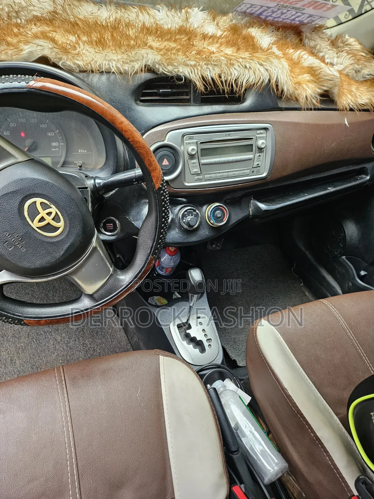 Toyota Vitz 2012 Brown