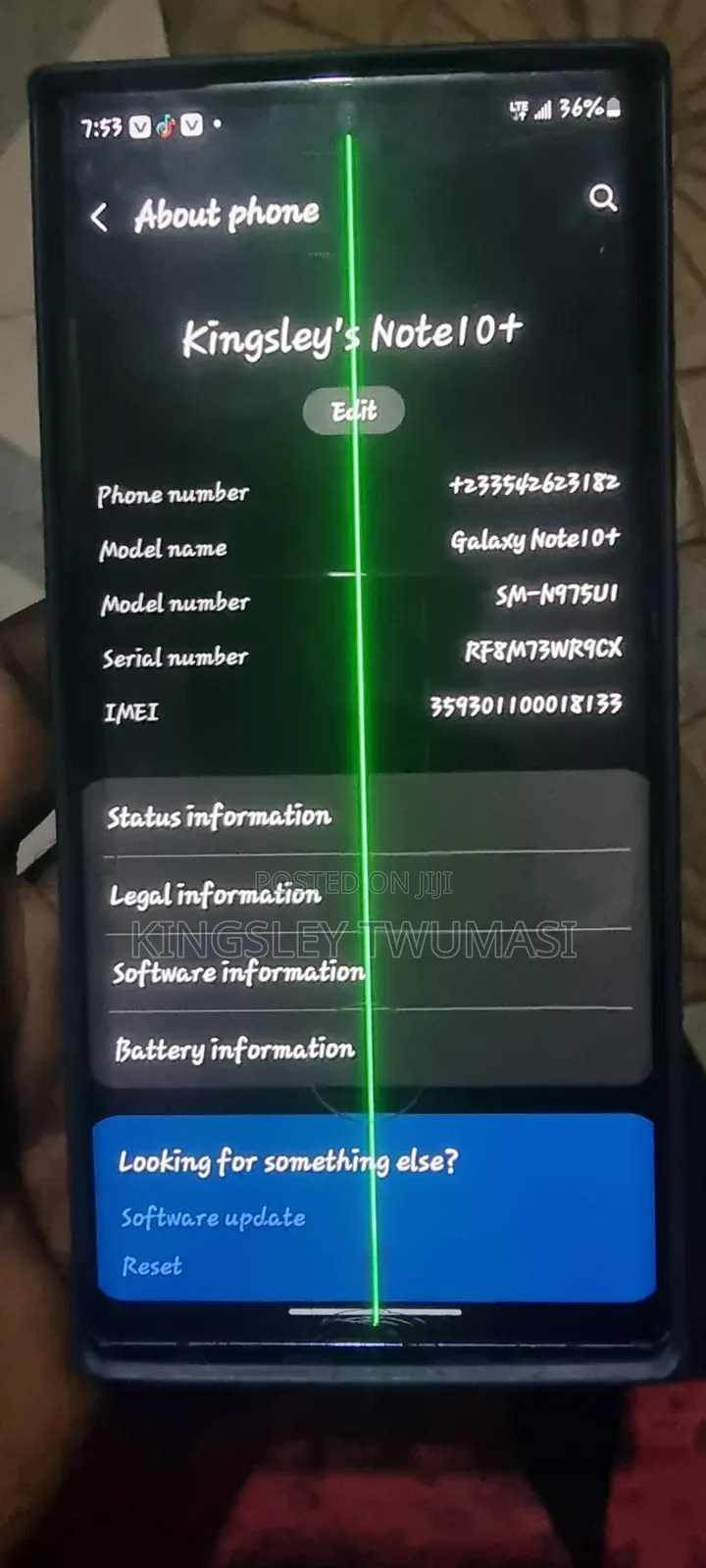 Samsung Galaxy Note 10 Plus 256 GB Blue