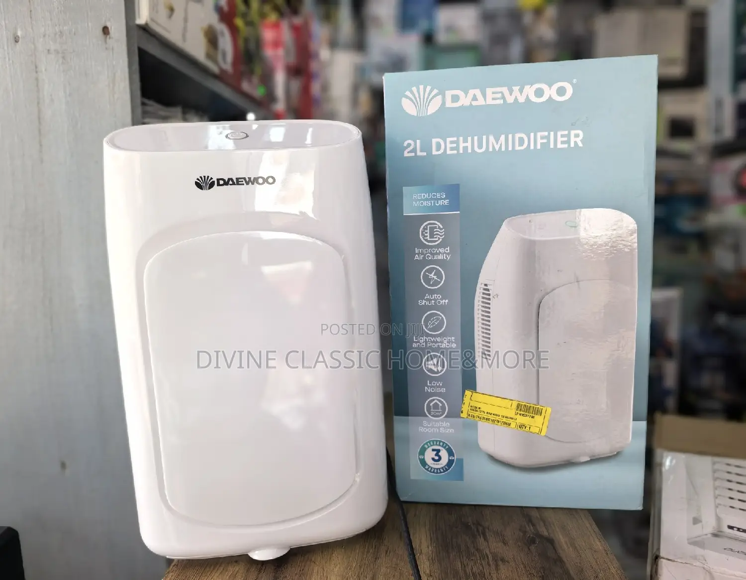2lit Daewoo Dehumidifier