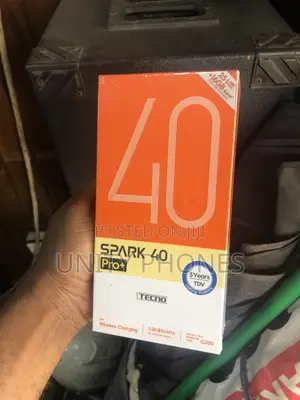 New Tecno Spark 40 Pro+ 256 GB Black