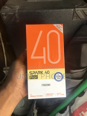 New Tecno Spark 40 Pro+ 256 GB Black