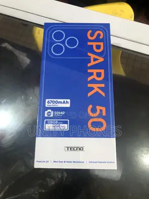 New Tecno Spark 50 128 GB Blue