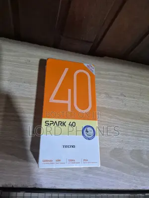 New Tecno Spark 40 256 GB Black