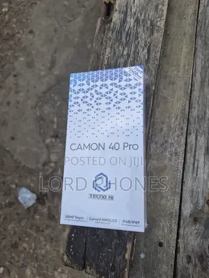 New Tecno Camon 40 Pro 5G 256 GB Black