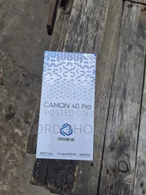 New Tecno Camon 40 Pro 5G 256 GB Black
