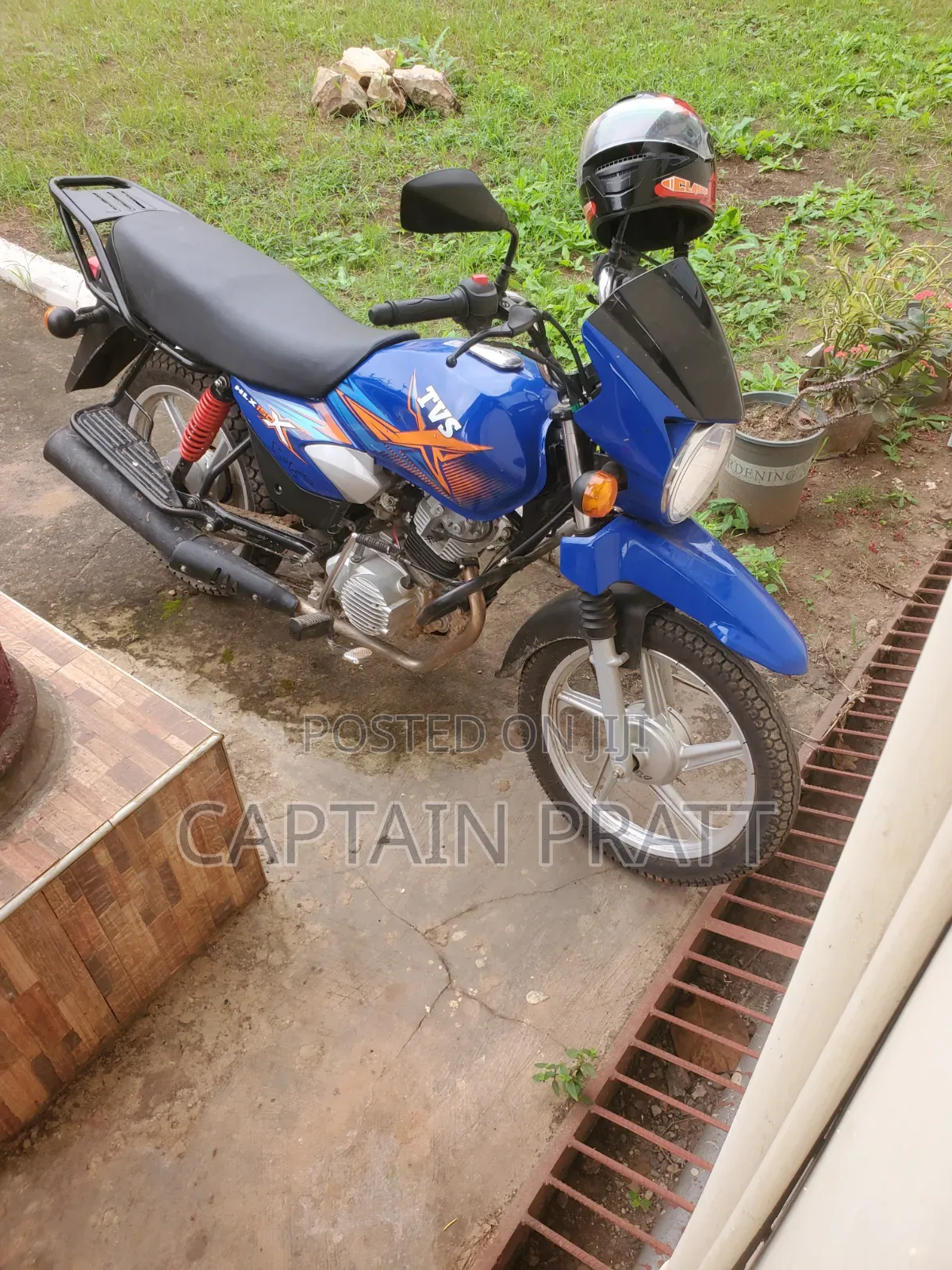New TVS HLX 125 2025 Blue