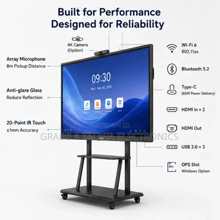32-75 Inch Universal Mobile TV Stand