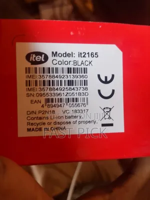 New Itel it2165 Black