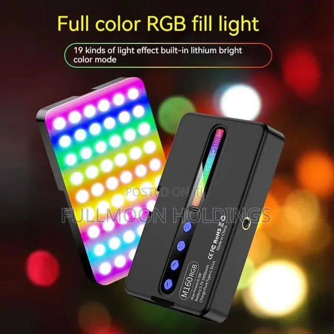 M160 Selfie Video Conferencing Vlog RGB Light