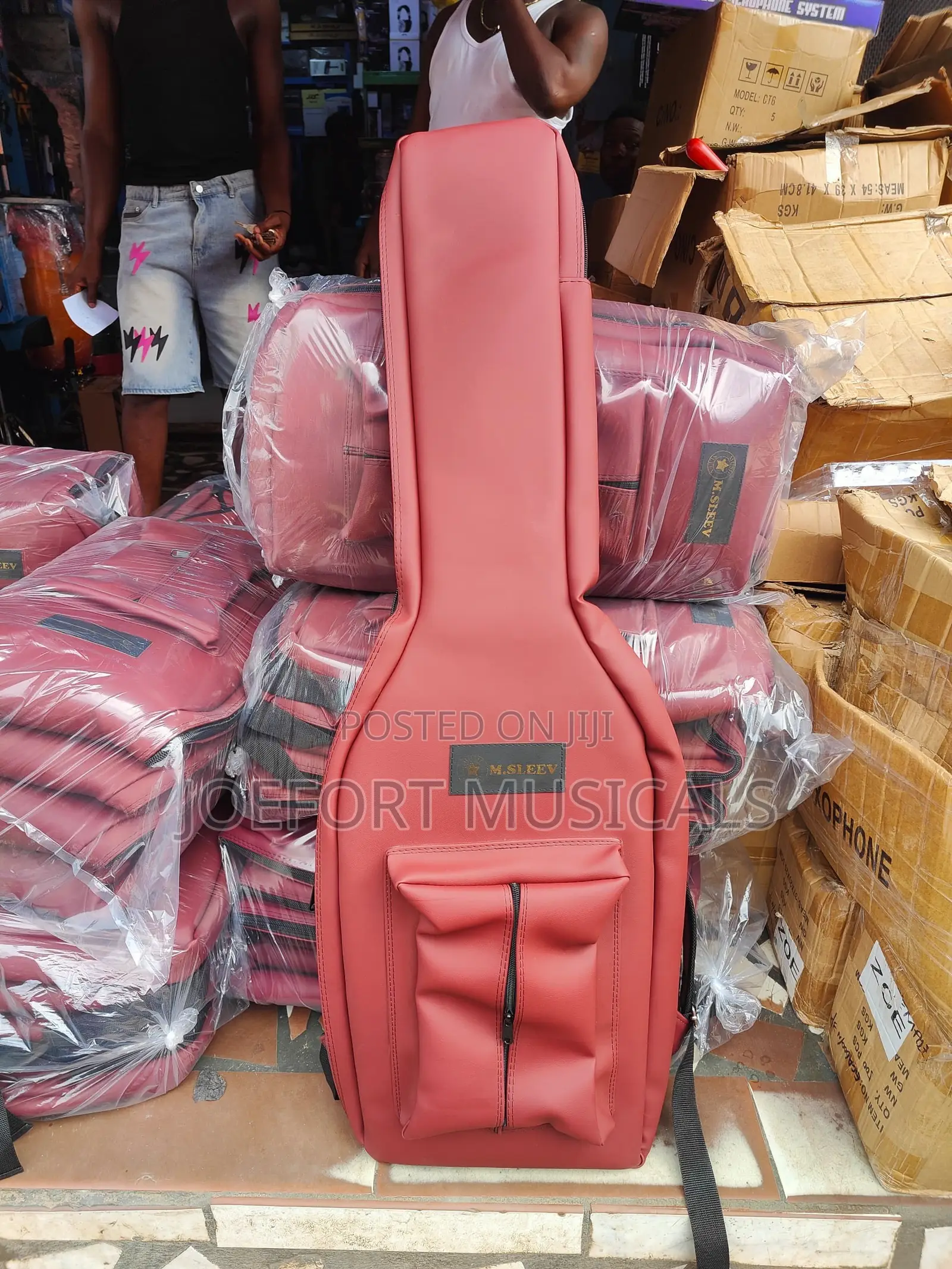 Leather Guitar Bag