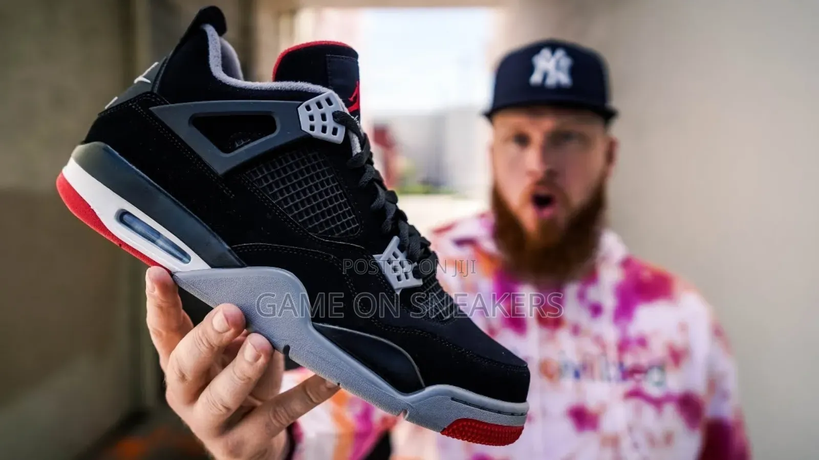 Air Jordan 4 Retro "Bred" / "Black Cement"