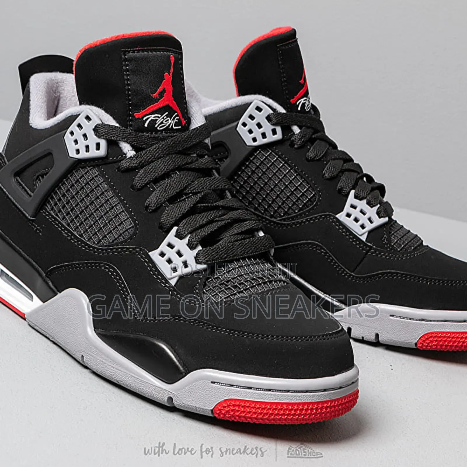 Air Jordan 4 Retro "Bred" / "Black Cement"