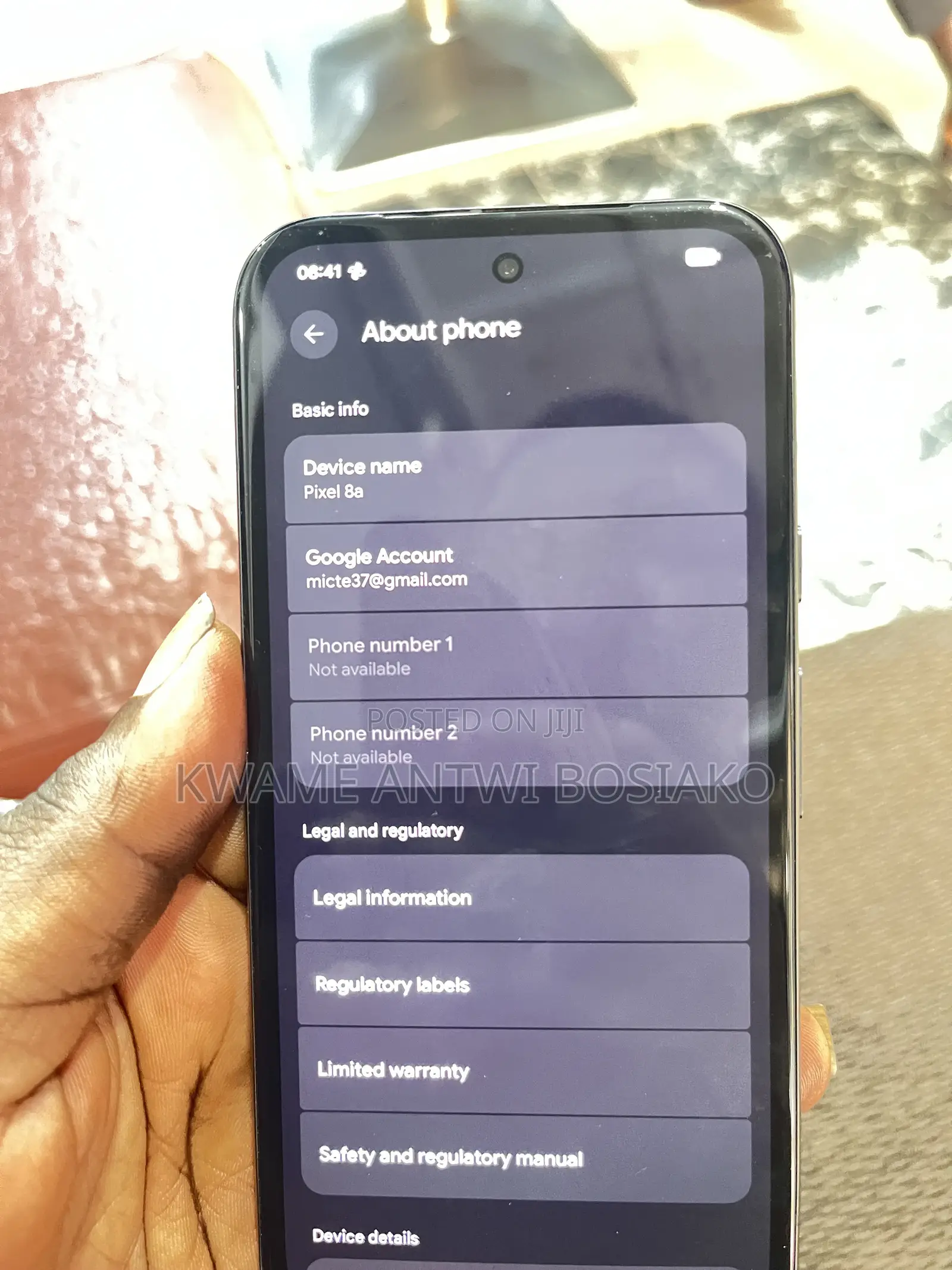Google Pixel 8a 128 GB Black