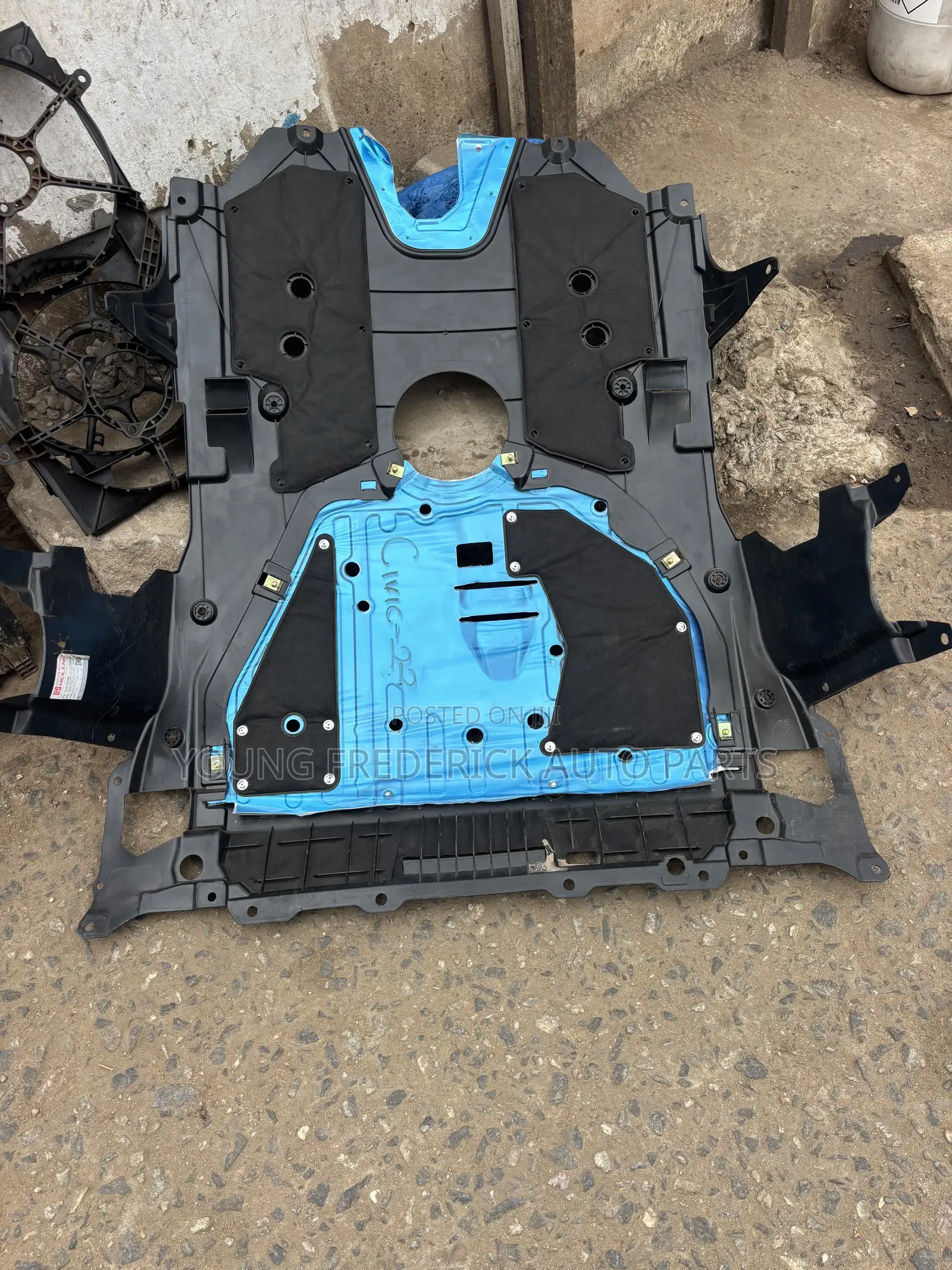 2020 2022 2023 2024 Honda Civic Under Panel/Dirty Cover/Engine Cover