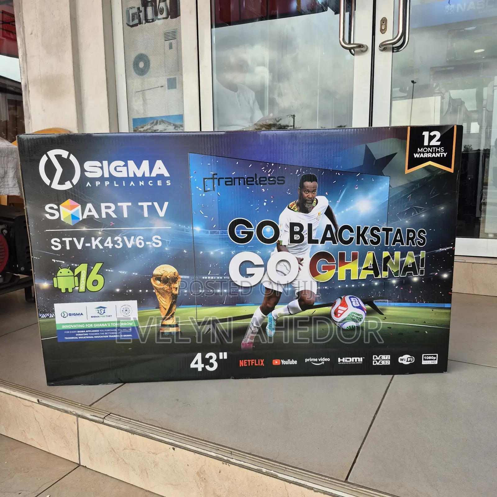Nice Sigma TV 43 Inches Smart Android TV With Free Wall Mount Availabl
