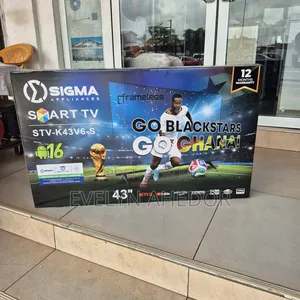 Framless Sigma 43 Inches Smart Android TV With Quality Pictures