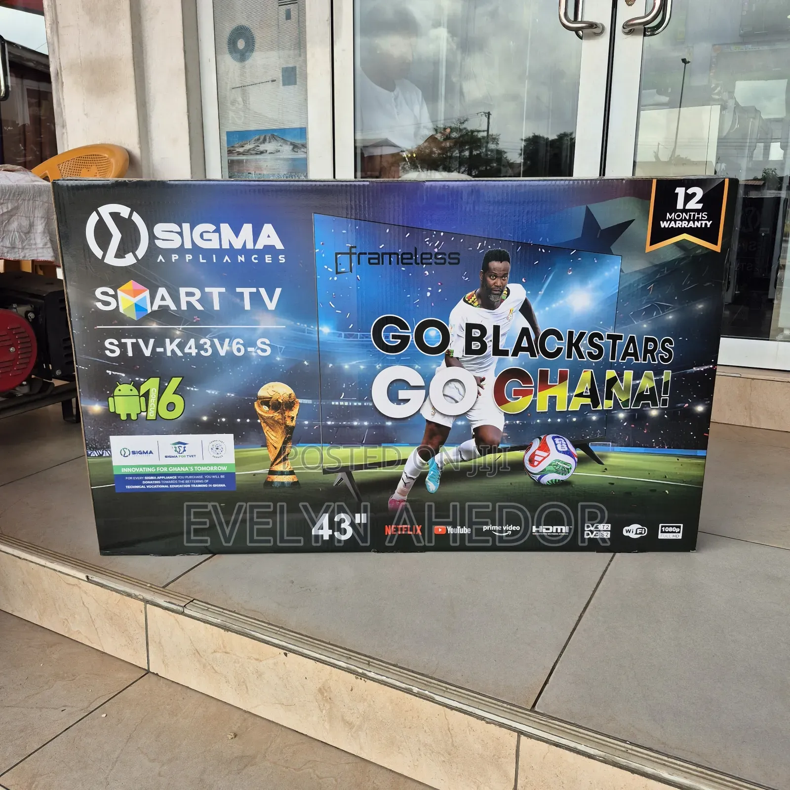 Available Sigma 43 Inches Smart Android TV Available