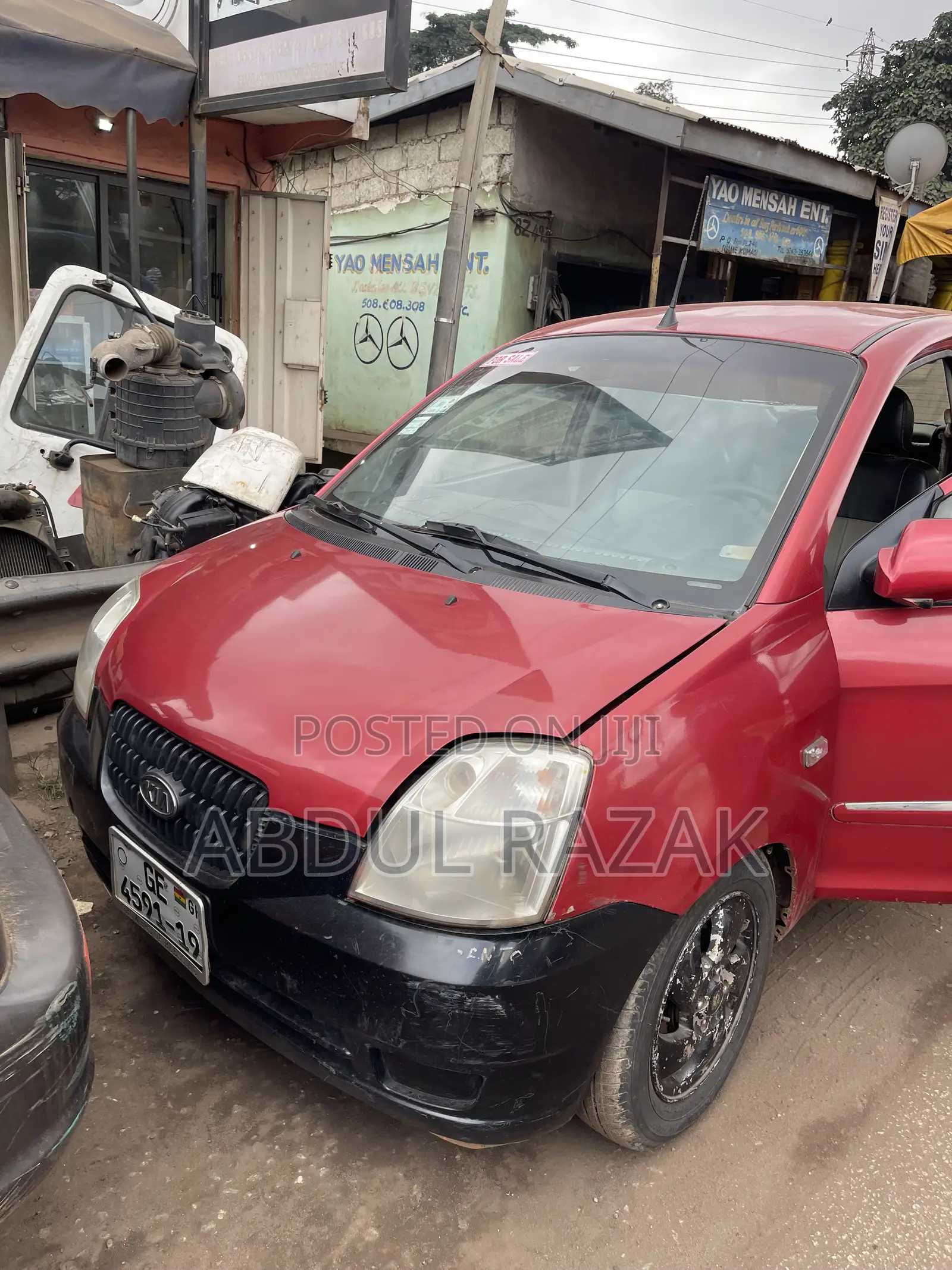 Kia Morning 2009 Red