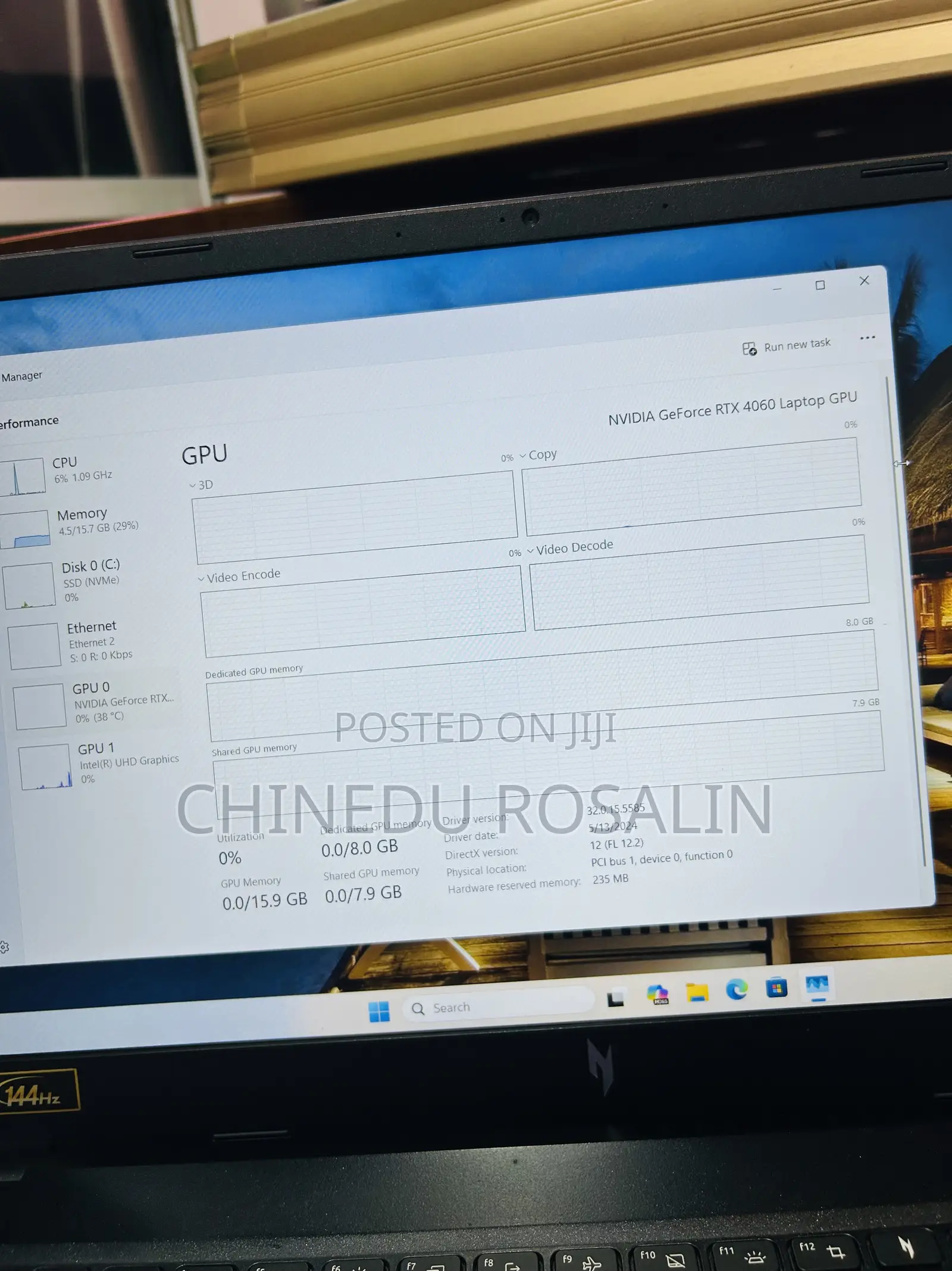 Laptop Acer Nitro V 15 16GB Intel Core i7 SSD 1T