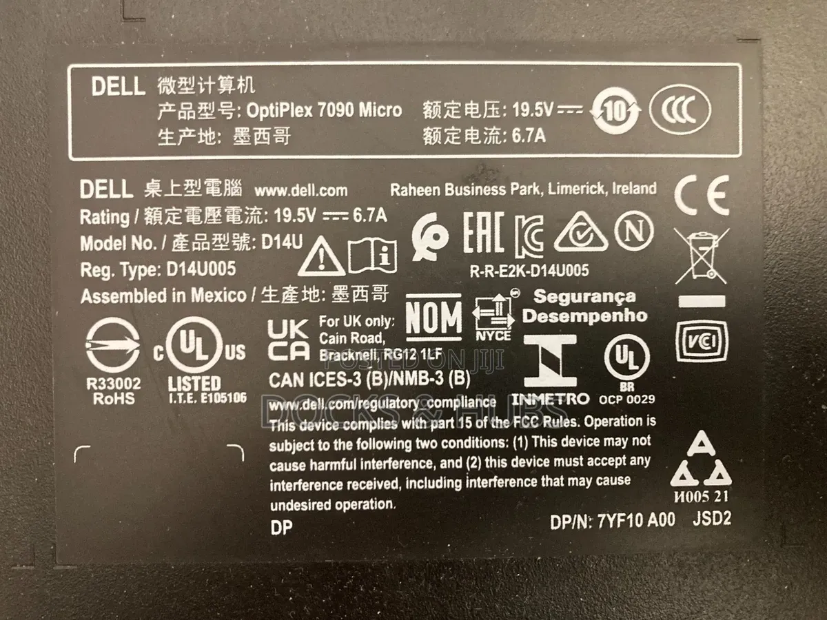 Desktop Computer Dell Optiplex 7090 16GB Intel Core i7 SSD 512GB