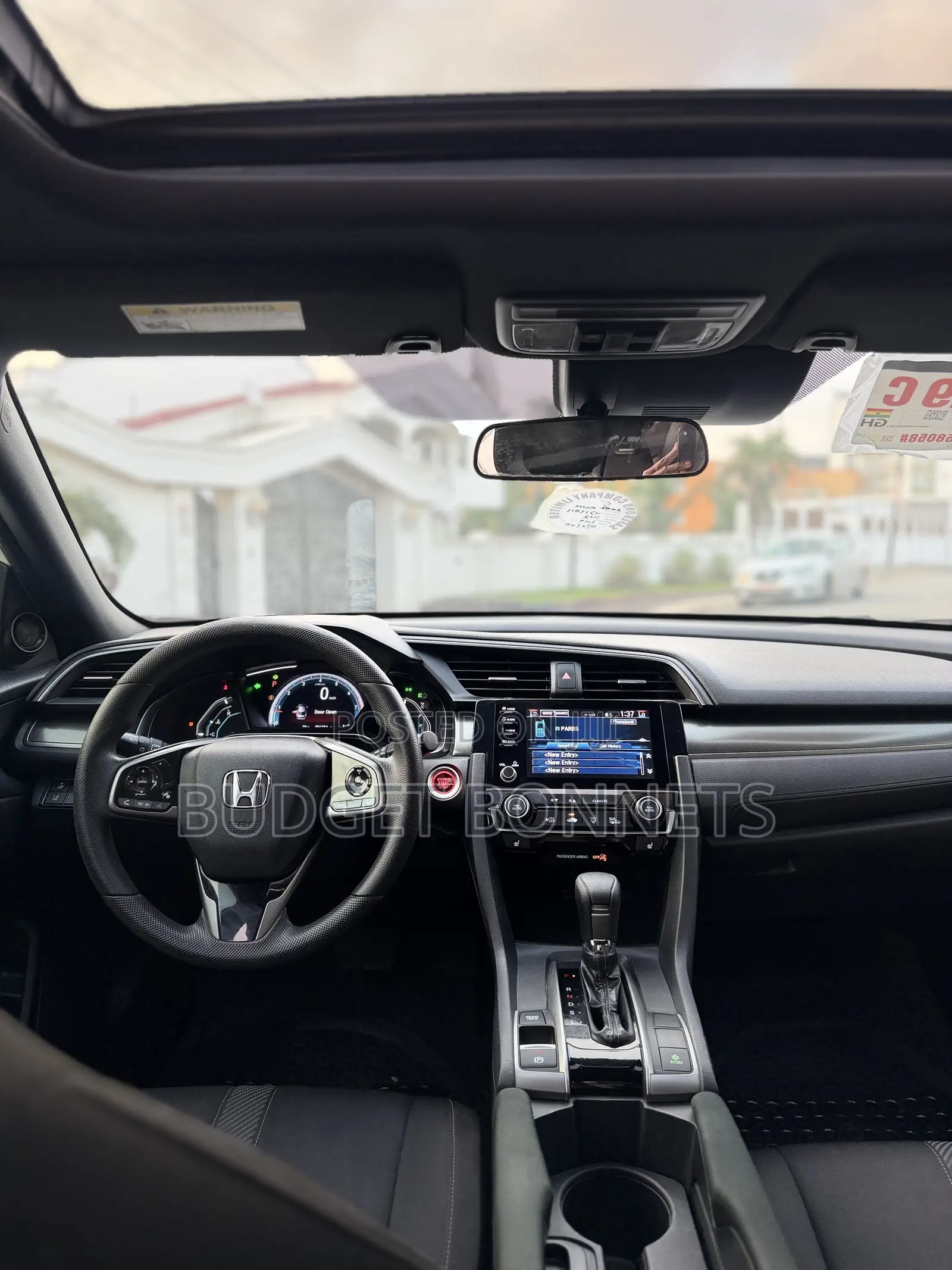 Honda Civic EX Hatchback 2019 White