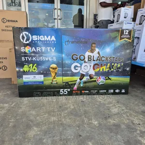 2026 Model of Sigma 55 Inches Smart Android TV Uhd