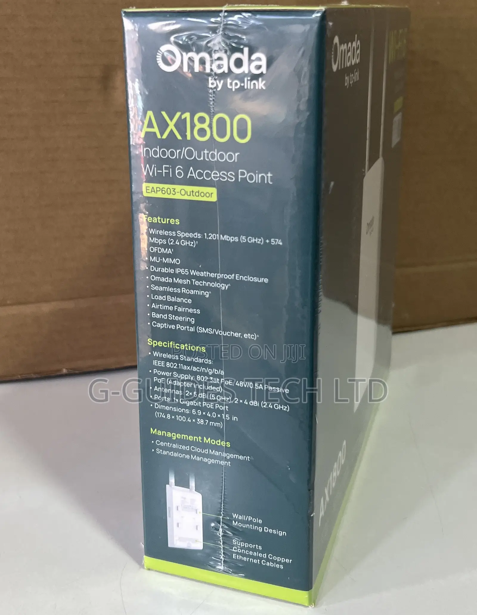 TP-Link EAP603-Outdoor AX1800 Dual-Band Wi-Fi 6 Access Point