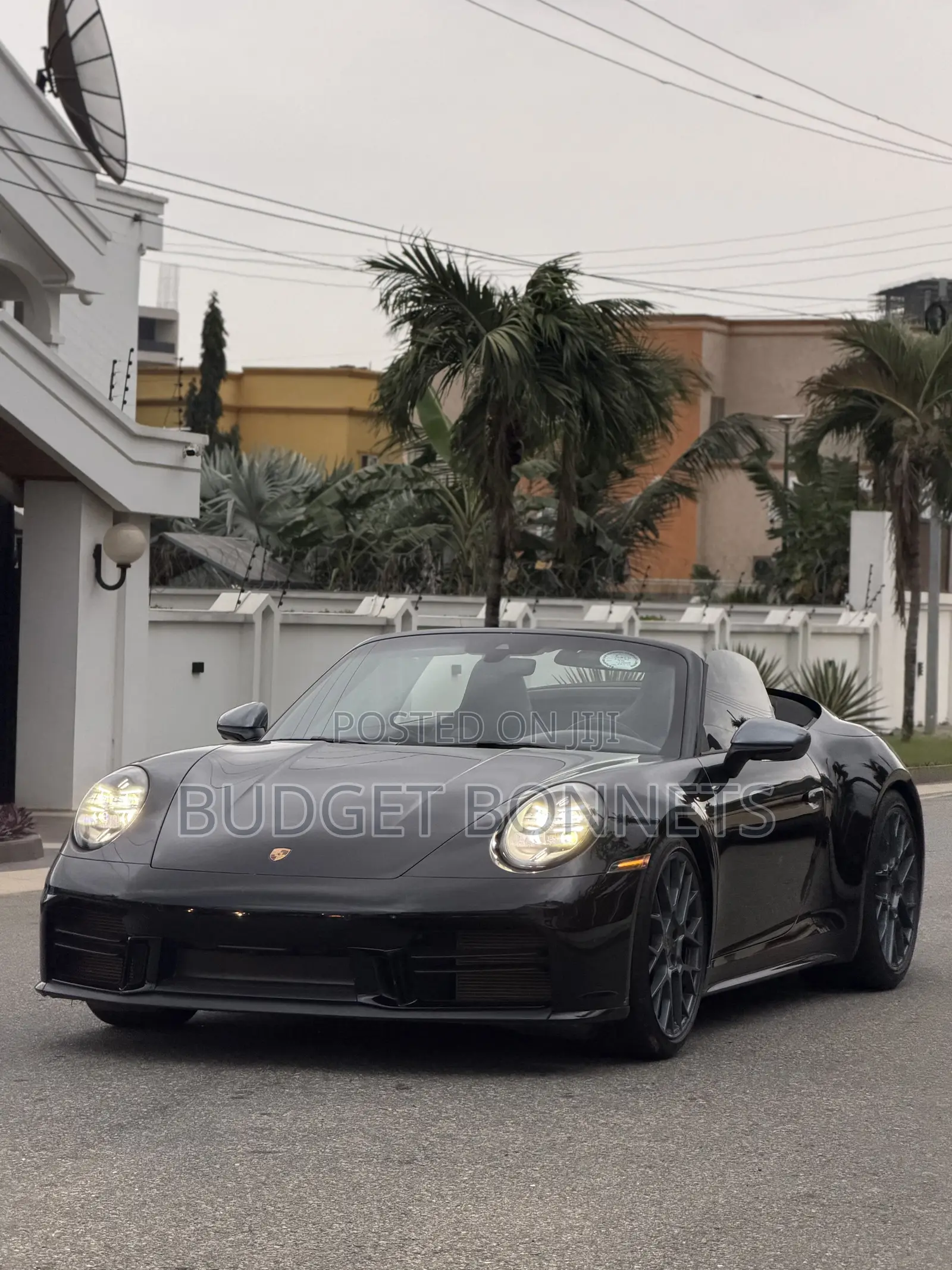 Porsche 911 Carrera Cabriolet 2025 Black
