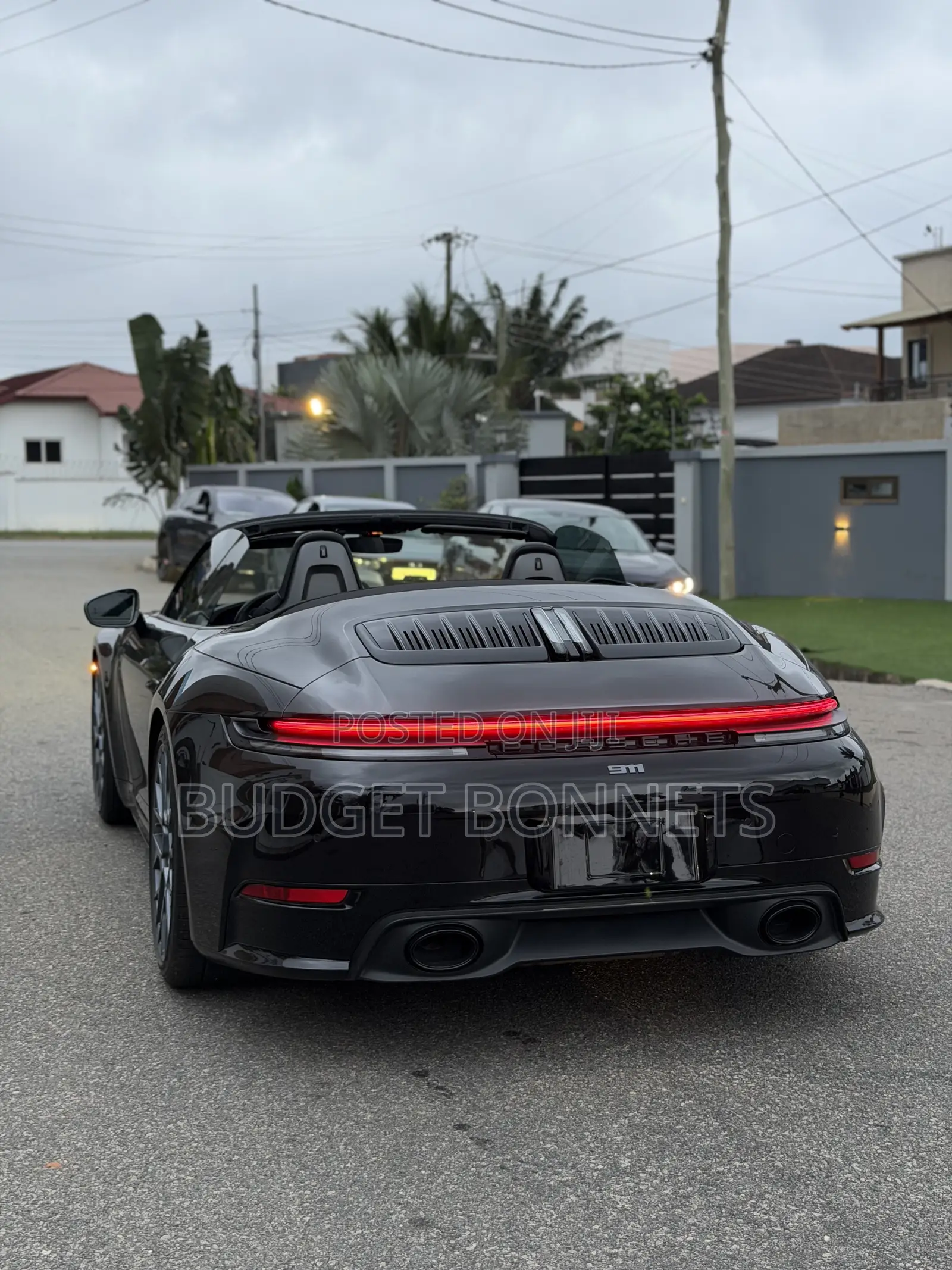 Porsche 911 Carrera Cabriolet 2025 Black