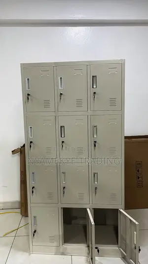 12-Door Metal Storage Locker