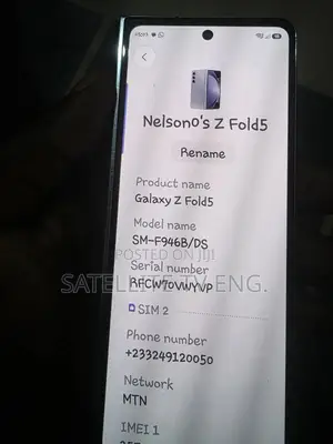 Samsung Galaxy Z Fold 5 256 GB Silver