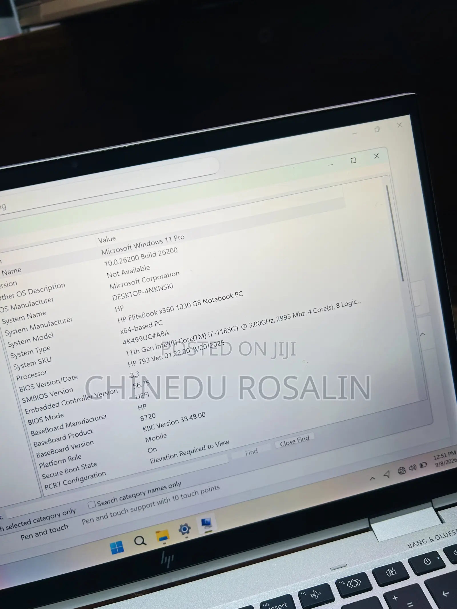 Laptop HP EliteBook x360 1030 G8 16GB Intel Core i7 SSD 512GB
