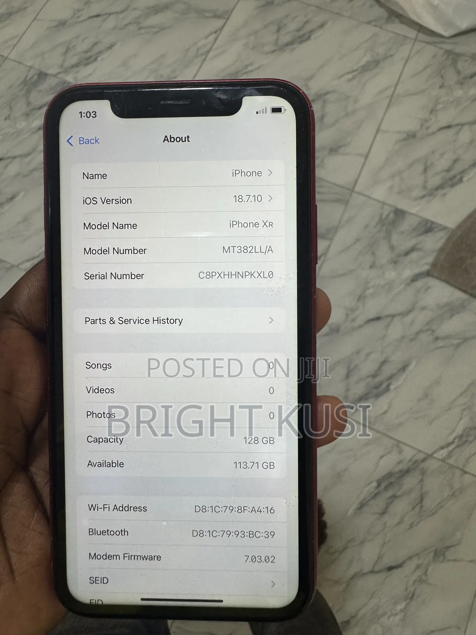 Apple iPhone XR 128 GB Red