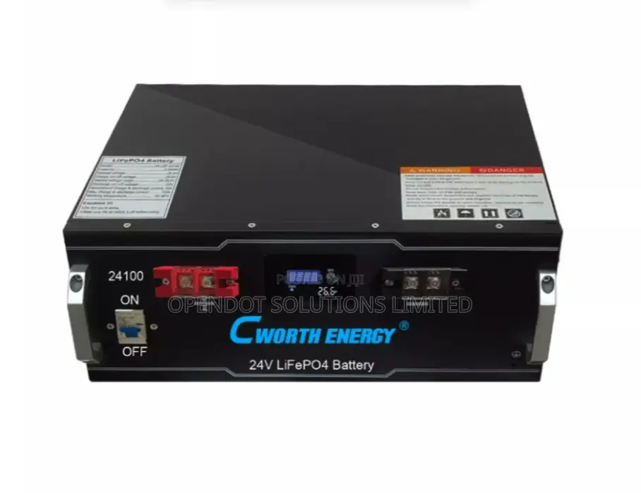 Solar Lithium Ion Batterie 24100 24v 100ah (2.4kwh)